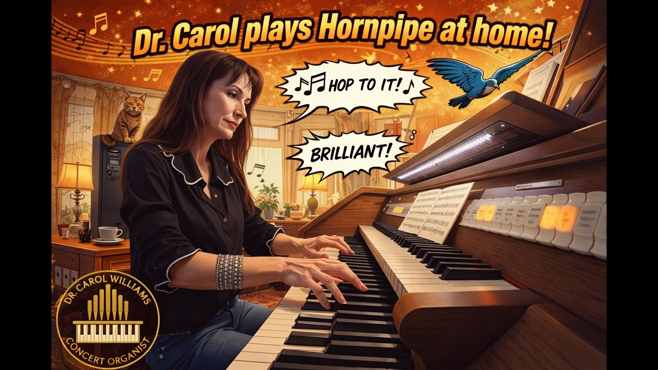 At home with Dr  Carol plays Hornpipe