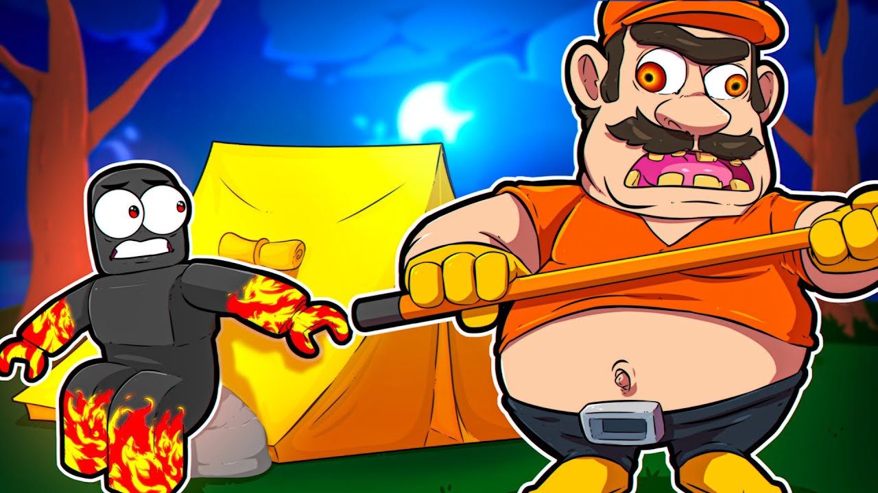 ESCAPE DO ACAMPAMENTO DO SR BRUNO NO ROBLOX
