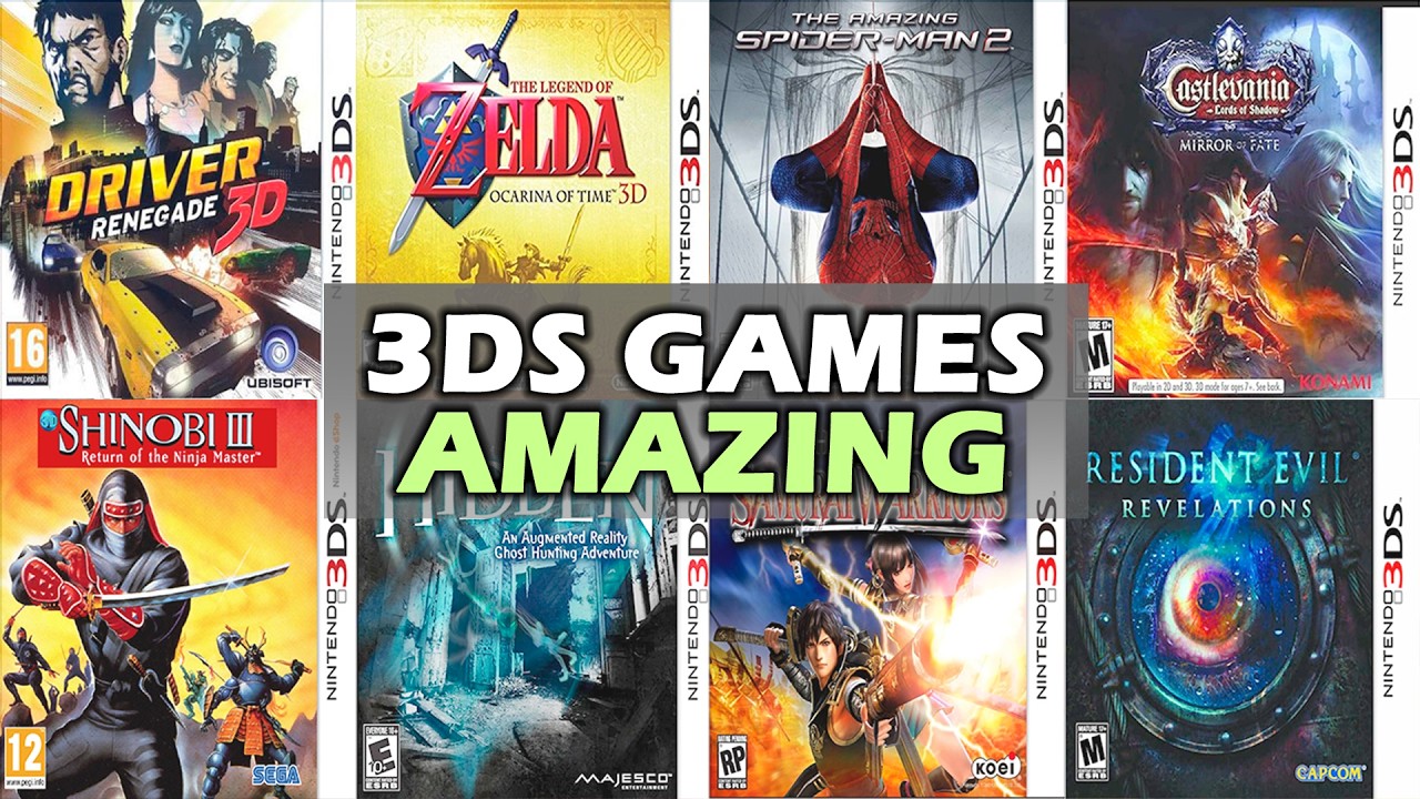 TOP 35 AMAZING 3DS GAMES YOU NEED TO PLAY || BEST N3DS GAMES