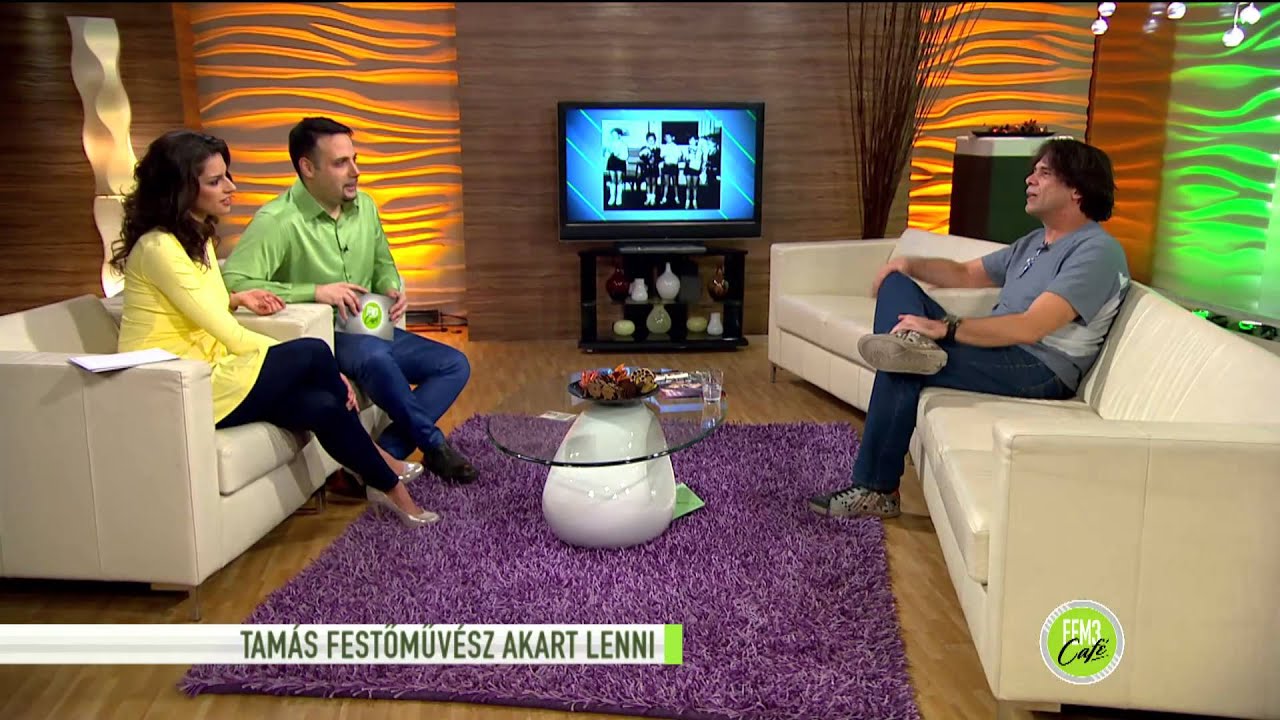 Szürrealista festőnek készült Takáts Tamás - 2015.03.10. - tv2.hu/fem3cafe