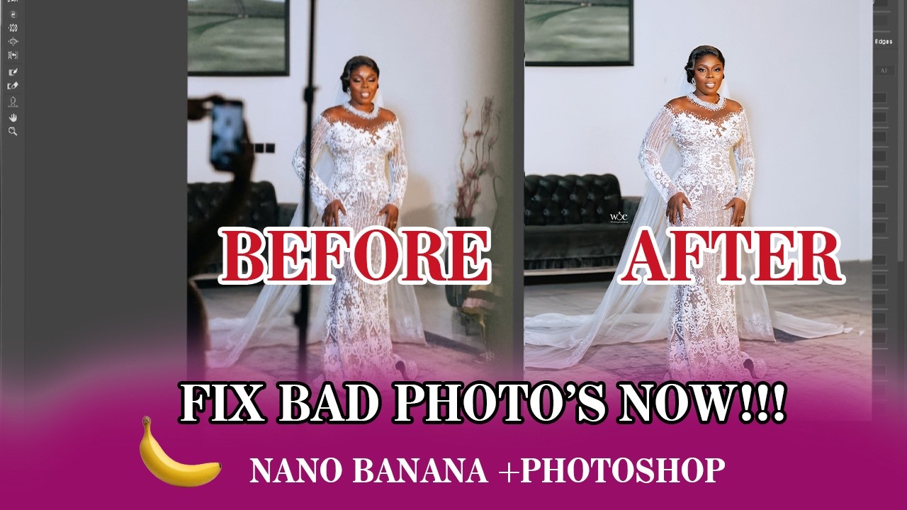 HOW TO USE AI GENERATIVE FILL TOOL TO FIX BAD PHOTOS #photoshop #photography #ai