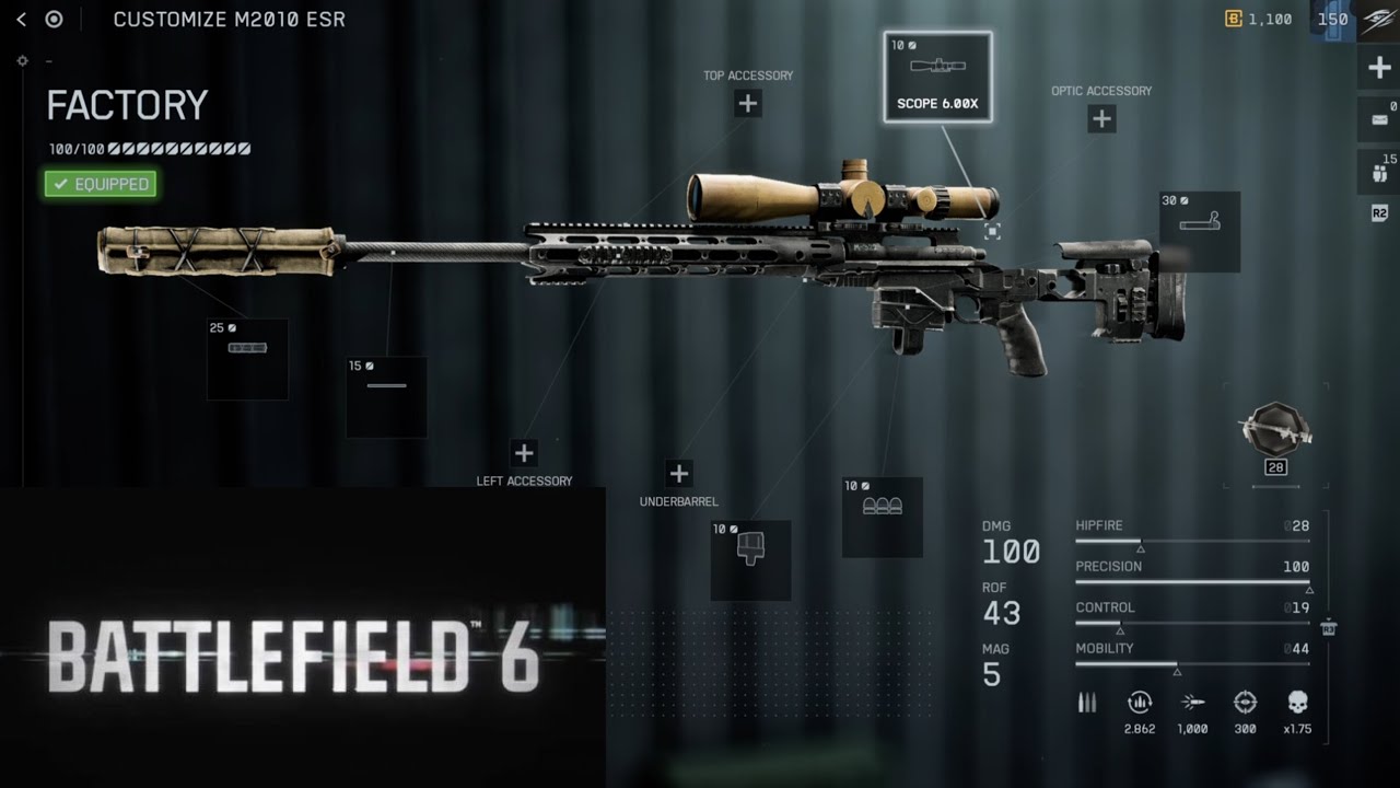 M2010ESR Perfect Build#battlefield #online #tutorial #mustwatch #crazyplays #insane #bf6 #redsec 
