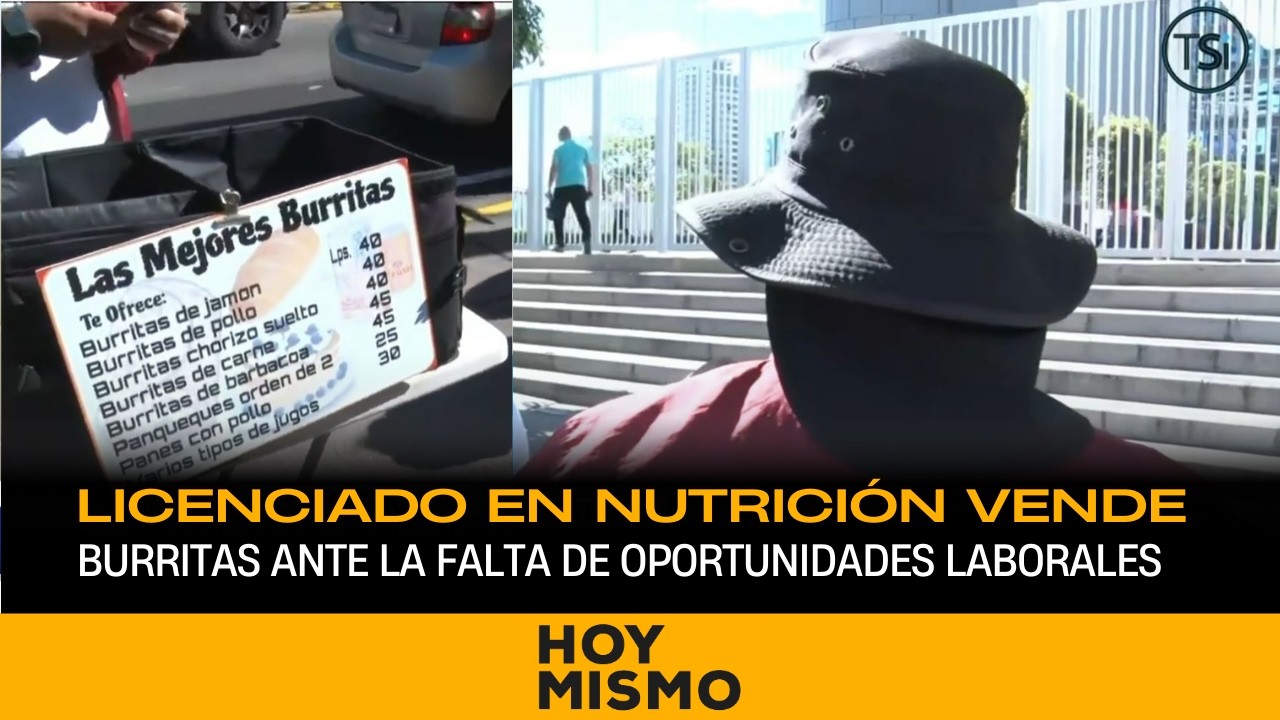 ¡REALIDAD QUE DUELE! Licenciado en nutrición vende burritas ante la falta de oportunidades laborales