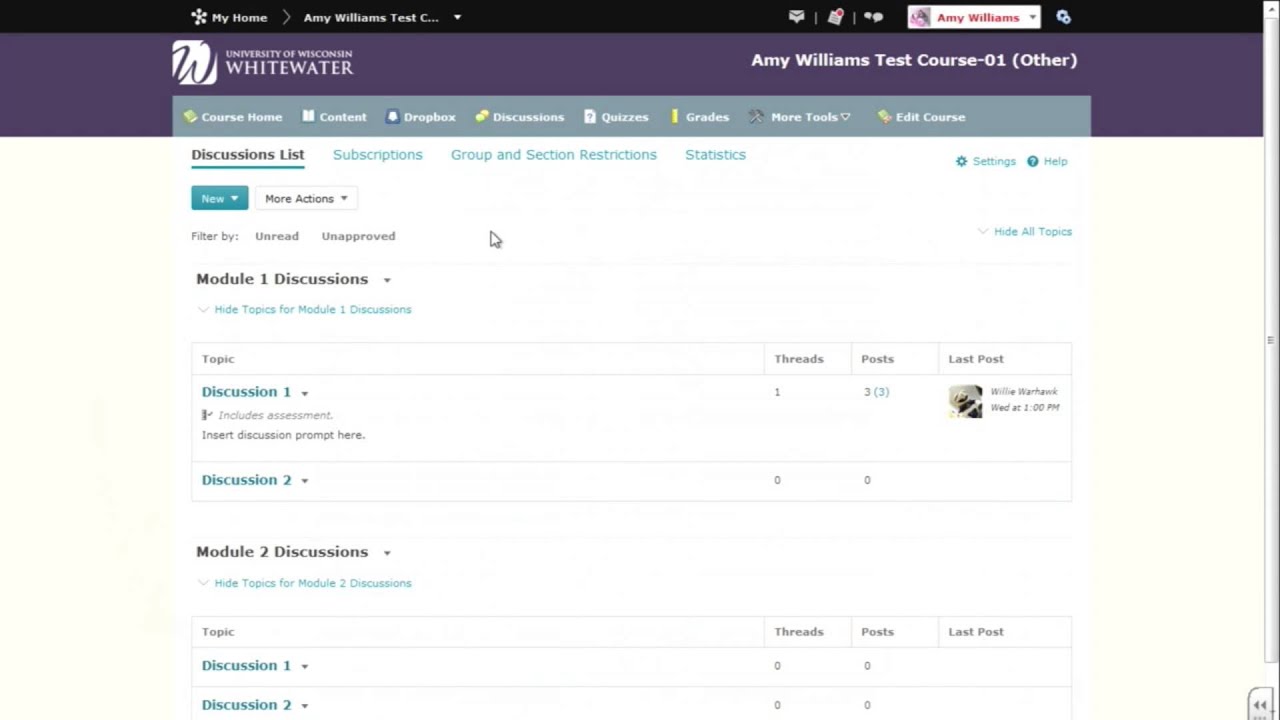 Desire2Learn v10.3: Instructor Overview