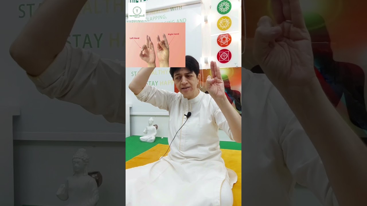 MERUDNAD MUDRA FOR ALL SPINE ALIGNMENT PROBLEMS SUCH AS BACK PAIN, SCIATICA PAIN, V. VEIN PAIN, ETC