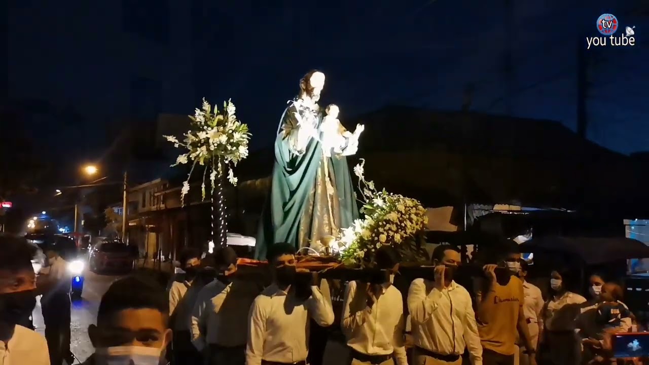 Procesion de San José parroquia El Calvario - Chinandega 2022