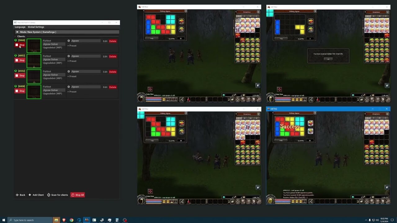 Fishbot, event jigsaw metin2