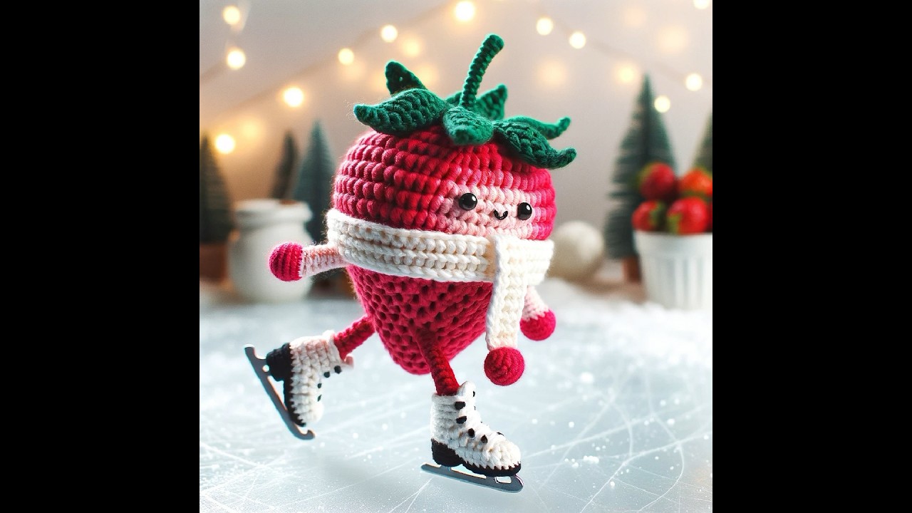 Cute fruit model knitted with wool #knitted #crochet #knittingmodels #design