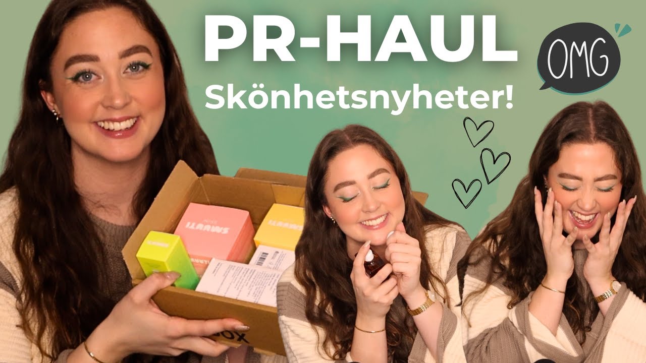 Nu har jag att göra...STOR PR-HAUL! De senaste skönhetsnyheterna!