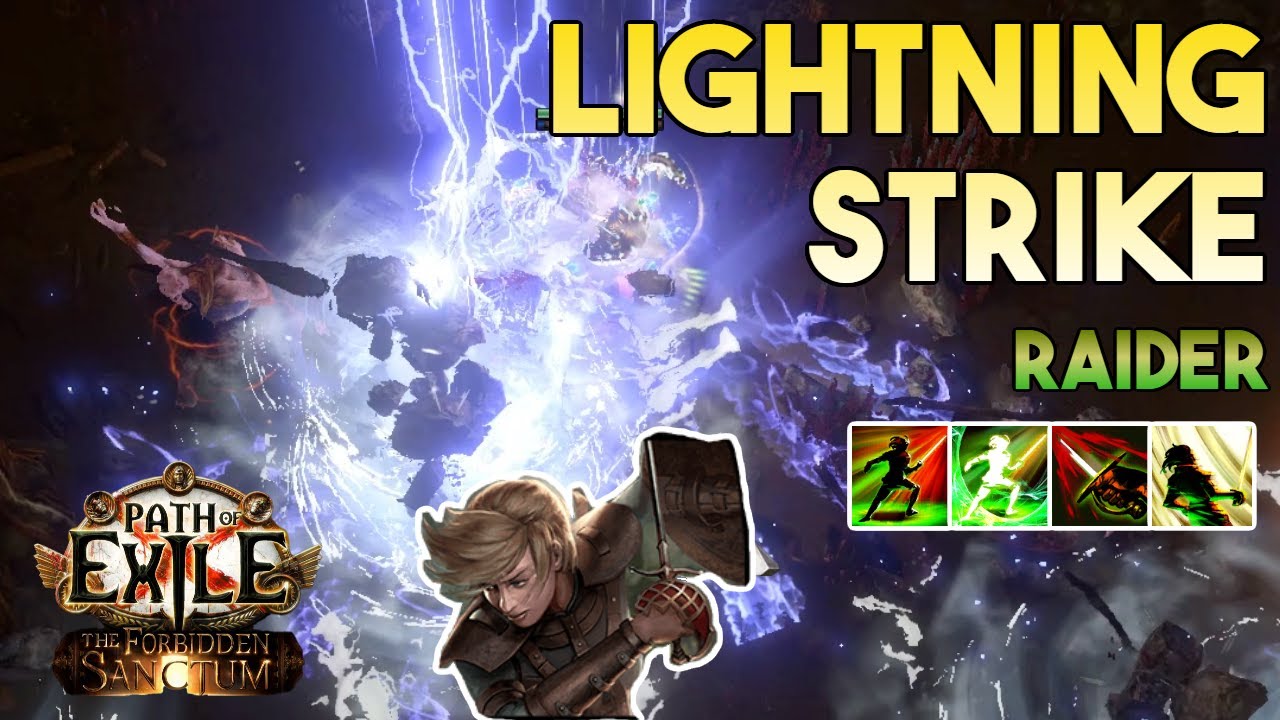 [3.21] Cold Lightning Strike Build | Raider | Crucible | Path of Exile 3.21