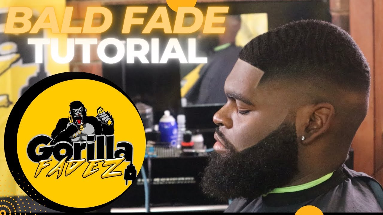 *FULL LENGTH* BALD FADE & BEARD | HAIRCUT TUTORIAL | ENHANCEMENT TUTORIAL‼️💈🦍