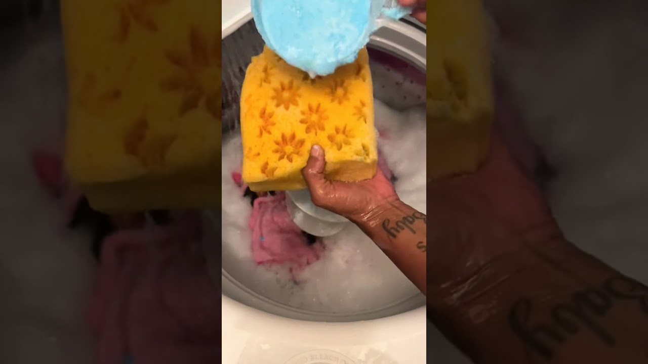 Washing Machine Foam Explosion 😍 So Satisfying to Watch!watch till the End