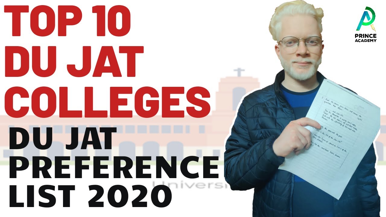 DU JAT Top 10 Colleges & Preference List | DU JAT Admissions 2020