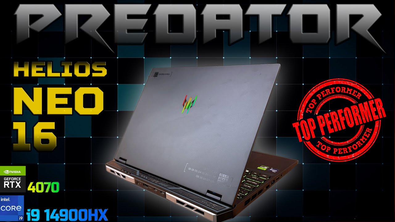 Обзор Acer Predator Helios Neo 16: максимальная мощность с i9-14900HX и RTX 4070