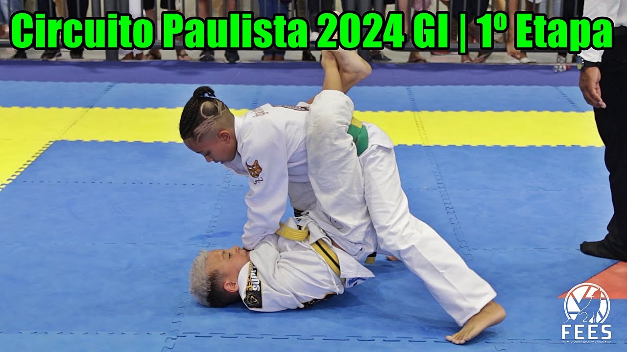 Jiu Jitsu -kids- Faixa Amarela- Circuito Paulista 2024 GI | 1º Etapa (Sábado)