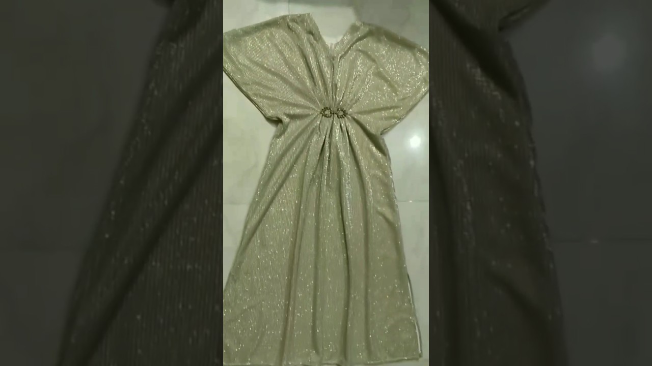 Kaftan dress cutting and stitching #viraldress #trendydress #shortsfeed #youtubeshorts #rozidesigner