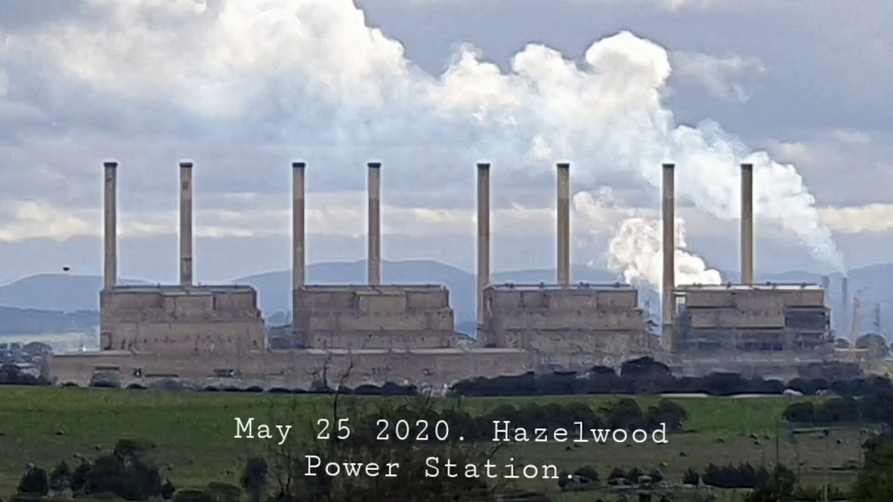 Hazelwood Power Station chimney demolition