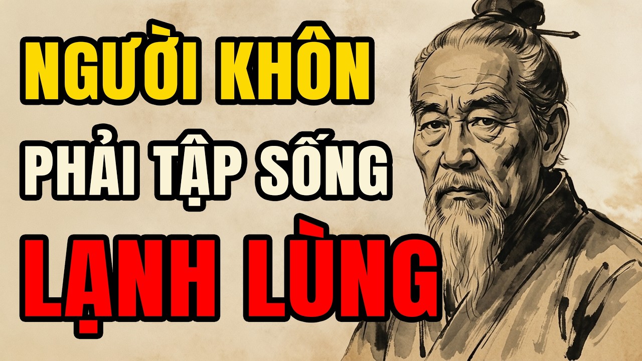 Lời Dạy Cổ Nhân SỐNG KHÔN phải tập cách sống LẠNH LÙNG | Triết lý Người Xưa