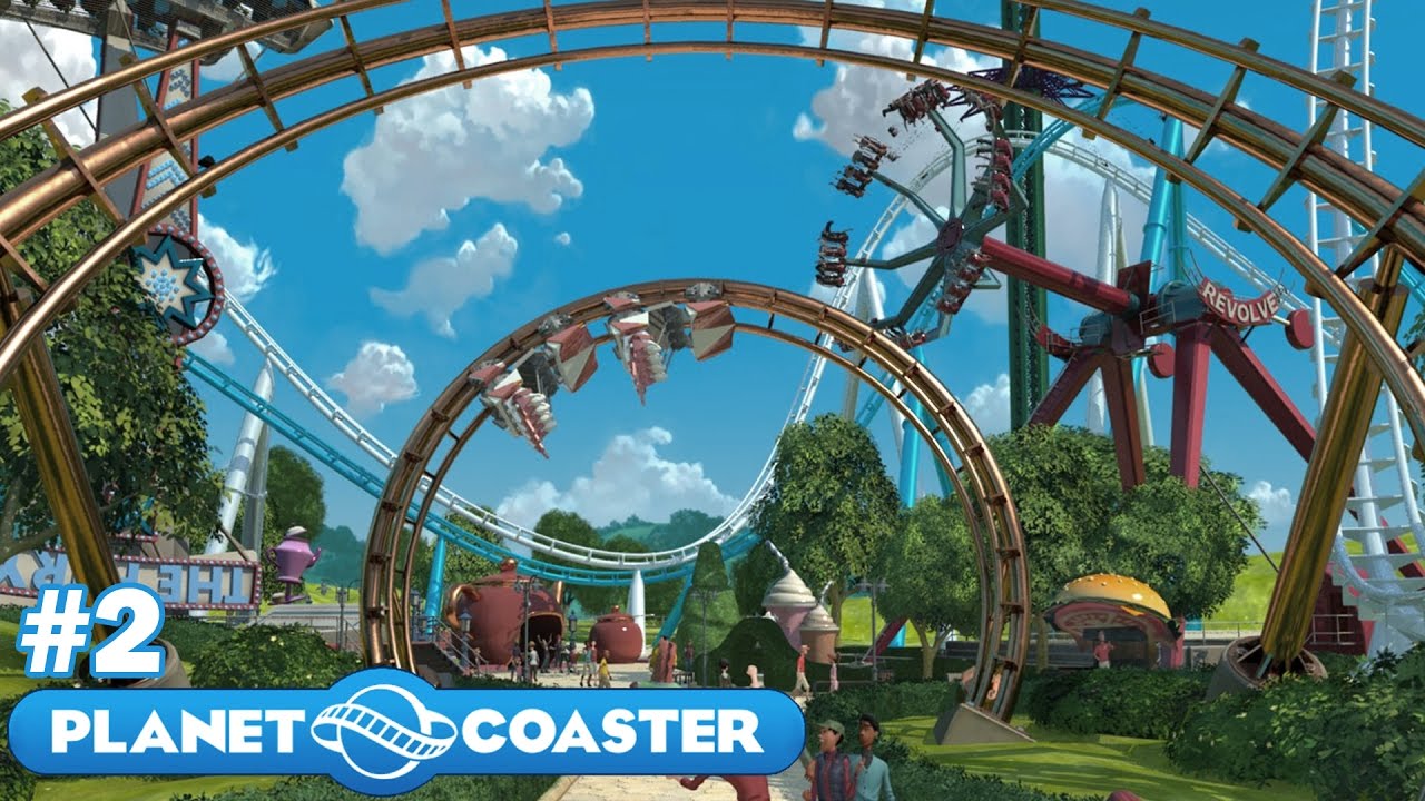 Let's Build the Ultimate Theme Park! - Planet Coaster - Part 2 (Restaurants and Gift Shops)