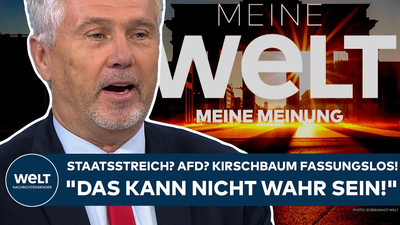 DEUTSCHLAND: Staatsstreich? AfD? Kirschbaum fassungslos! 