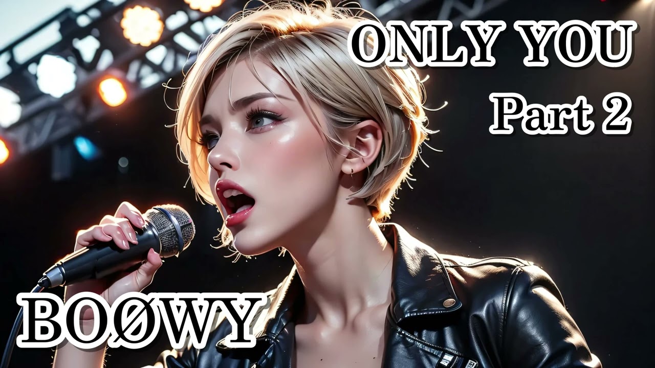 BOØWY【ONLY YOU Part2】AIメタル女子がカバーしたPart2！　テイストの違いをお楽しみください♪　AI cover J-Rock