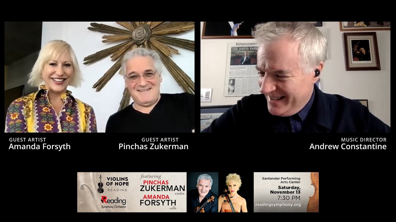 Pinchas Zukerman // Amanda Forsyth // Andrew Constantine // RSO Guest Artist Interview