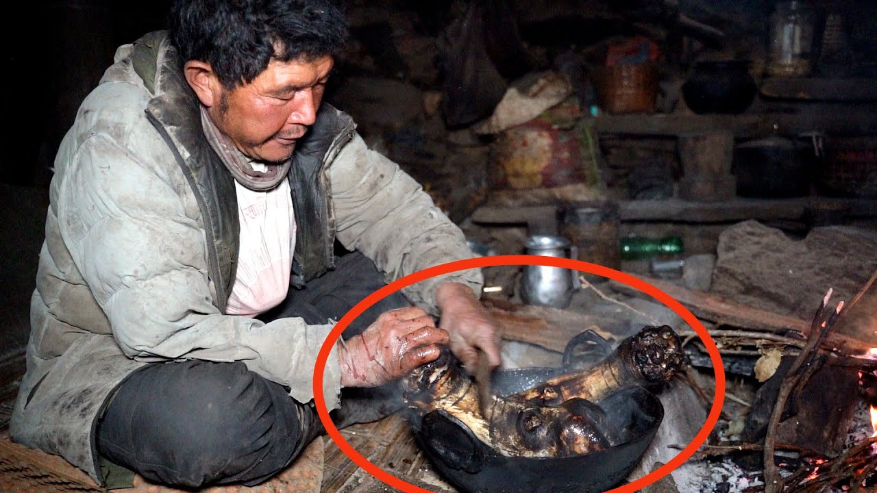 Delicious Bone Marrow Recipe The Village Way. Eastern Med Hill Rural Region Nepal