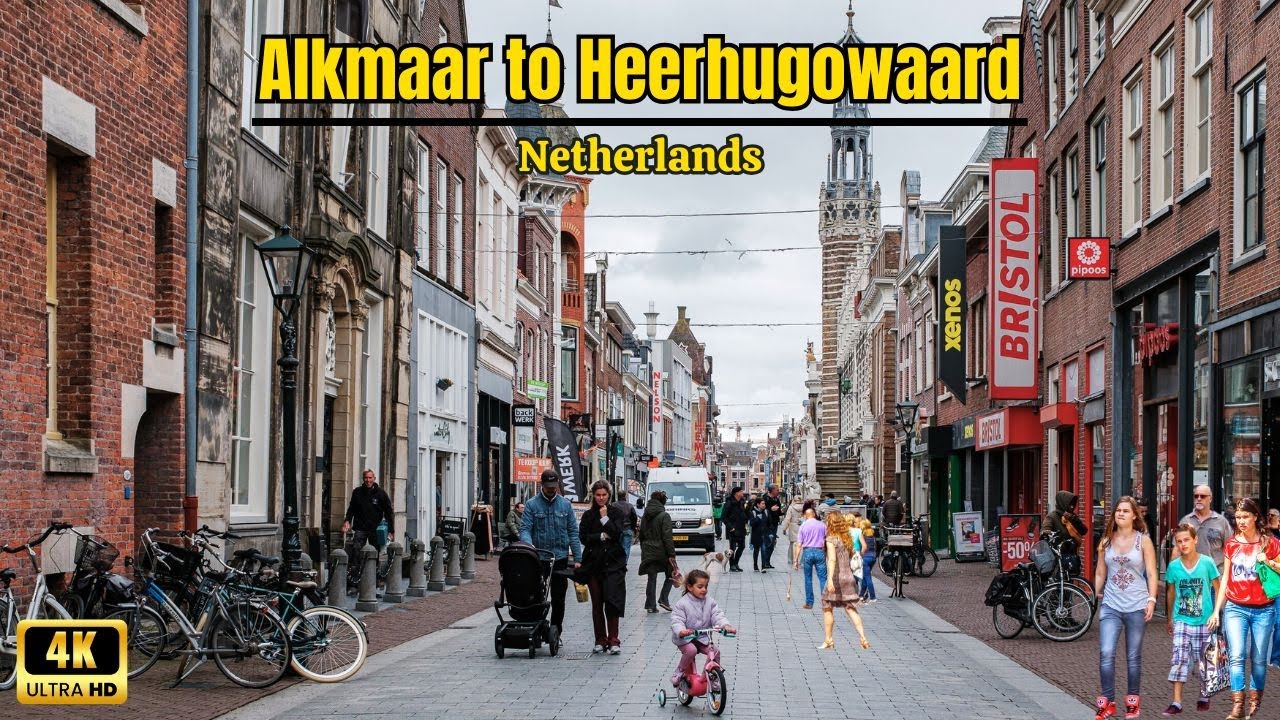 E-bike Ride: Alkmaar to Heerhugowaard, Netherlands | Scenic Dutch Journey 2024