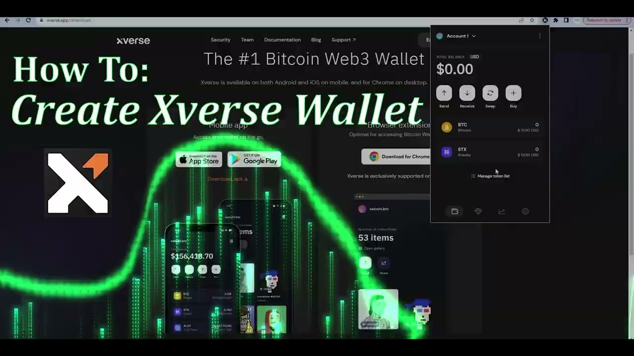Xverse Wallet Tutorial (How to Create Xverse Wallet for Bitcoin Ordinals, NFTs, and BRC-20 Tokens)