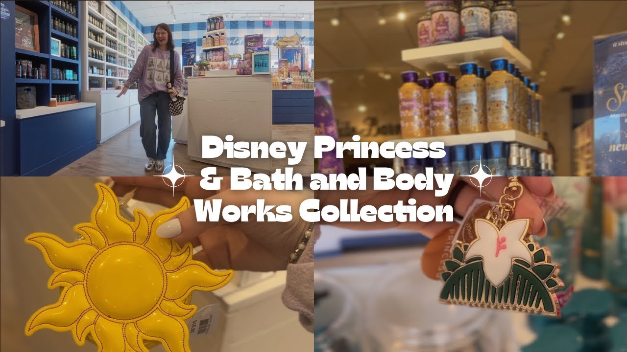 «Спуск на рынок»: новая коллекция Disney Princess в Bath & Body Works!!✨
