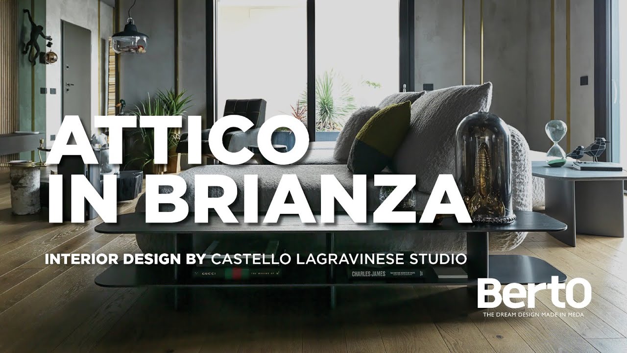 Arredare un Attico: Scopri il progetto di Design realizzato con la Collezione BertO!