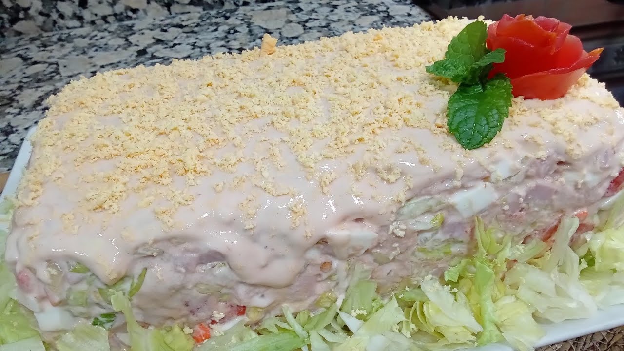PASTEL FRIO Y COMO HACER SALSA ROSA receta ideal para el verano , recetas paso a paso