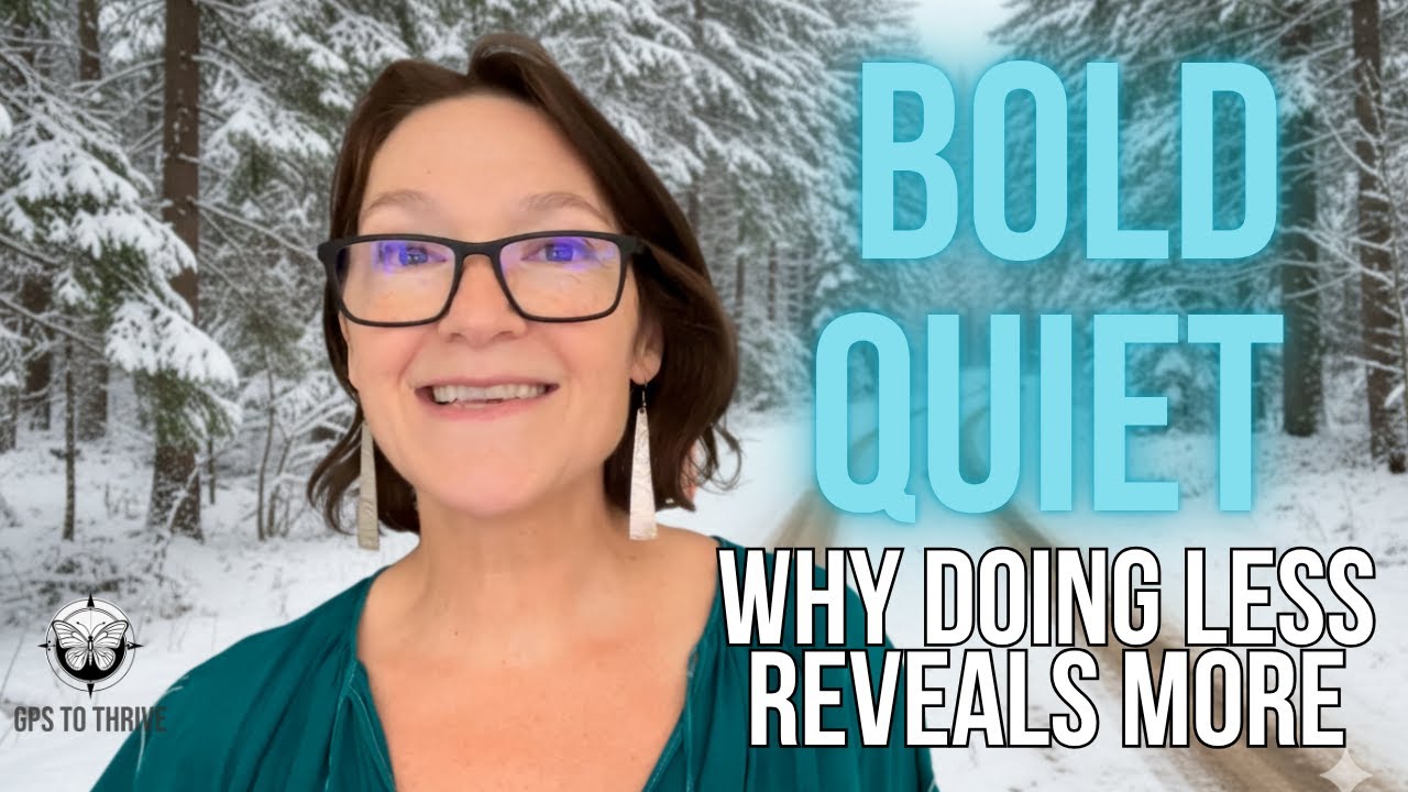 The Bold Quiet: Clarity Comes with Rest