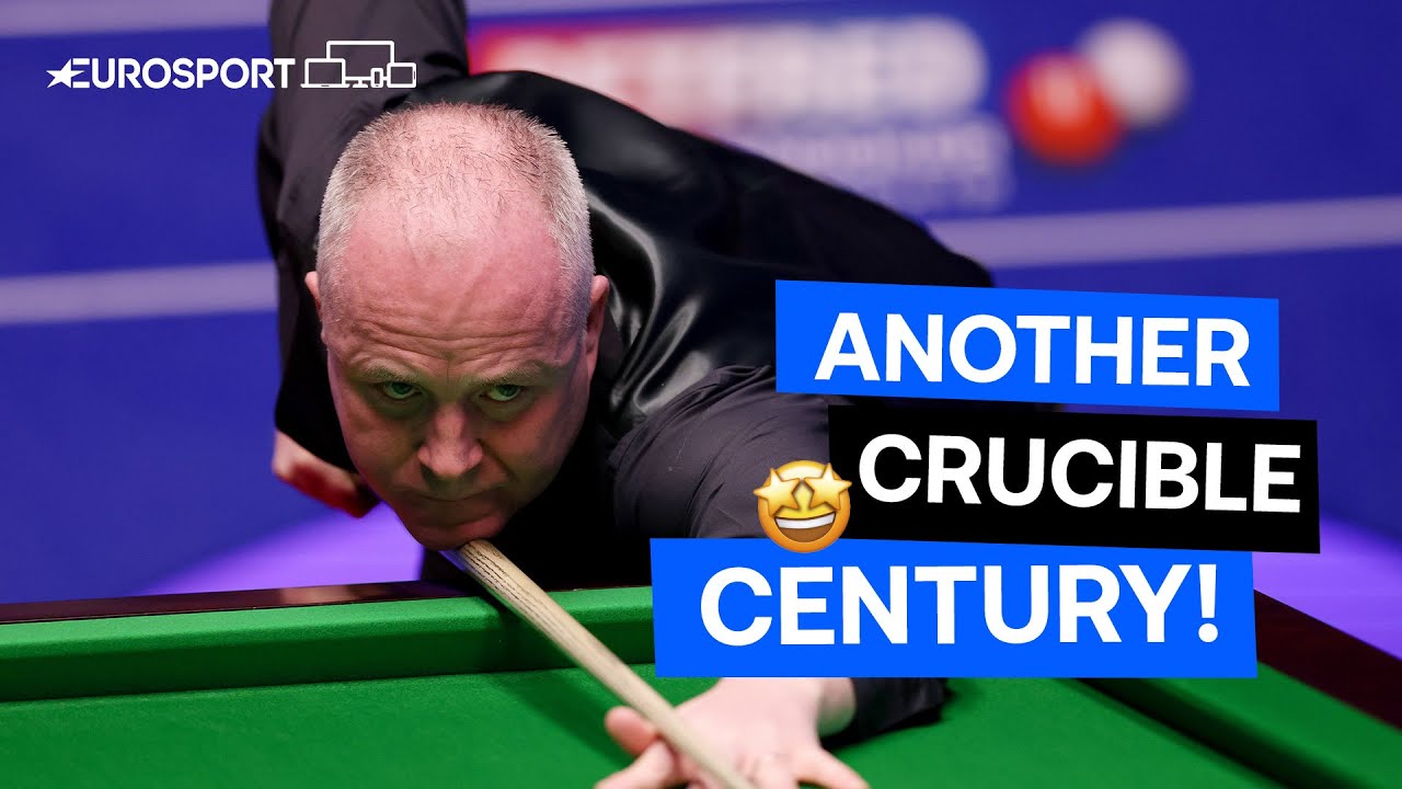 'Terrific!' John Higgins makes his 157th Crucible century | Eurosport Snooker