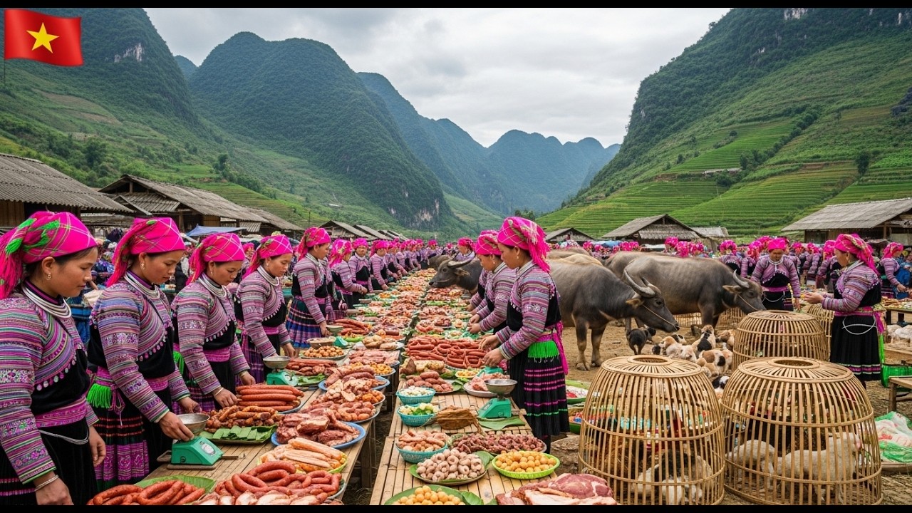 Vietnamese market fair - you can buy a lot of special things at this market for just one dollar.