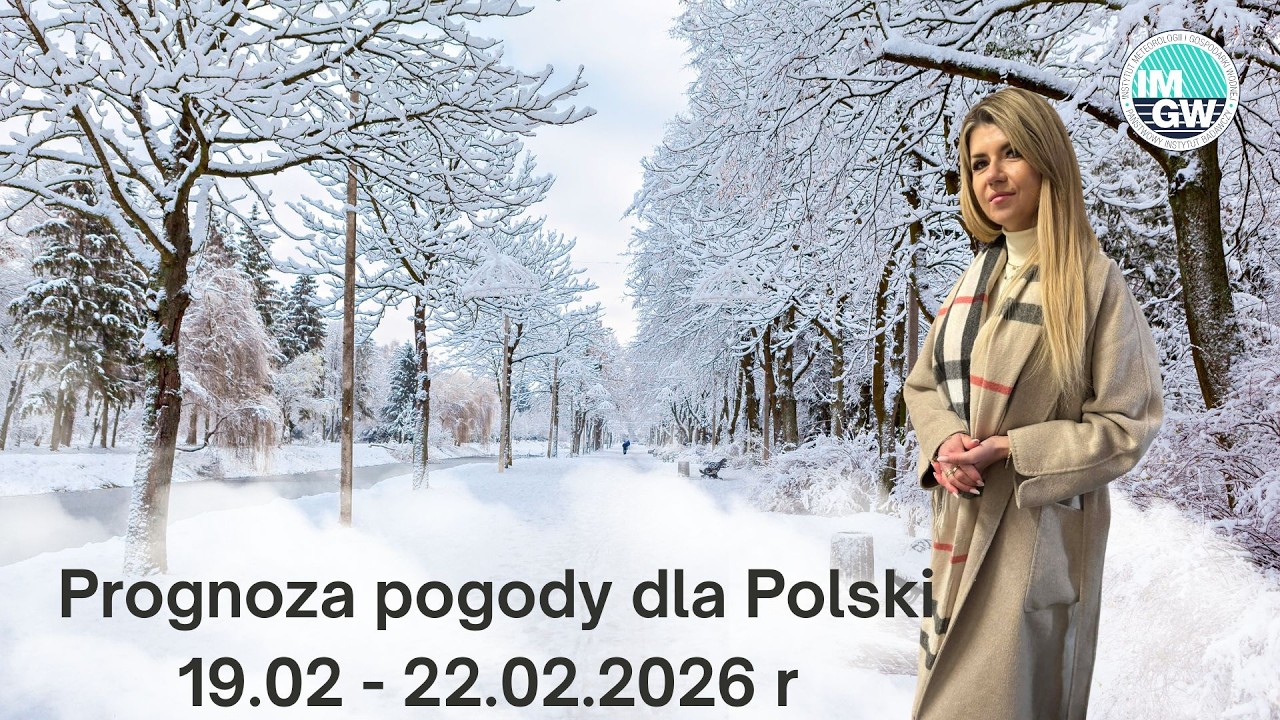 Zima jeszcze nie powiedziała ostatniego słowa ❄️  Prognoza pogody dla Polski  19.02 - 22.02.2026 r