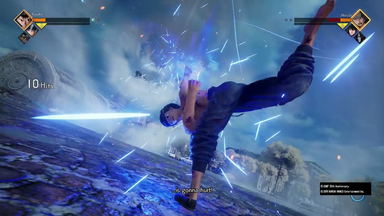 Jump Force:Yusuke Hiei Toguro Vs Naruto Sasuke Madara (PS4 Pro)