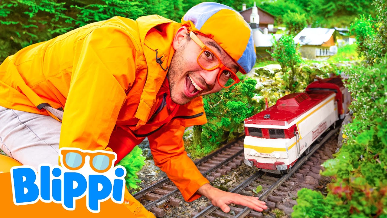 Blippi Finds a TINY TRAIN! 🚂🛤️ & More Train Episodes