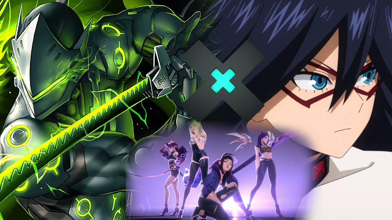 Genji deku part 3 / izuku x midnight ( izuku vs KDA vs momo vs ????)
