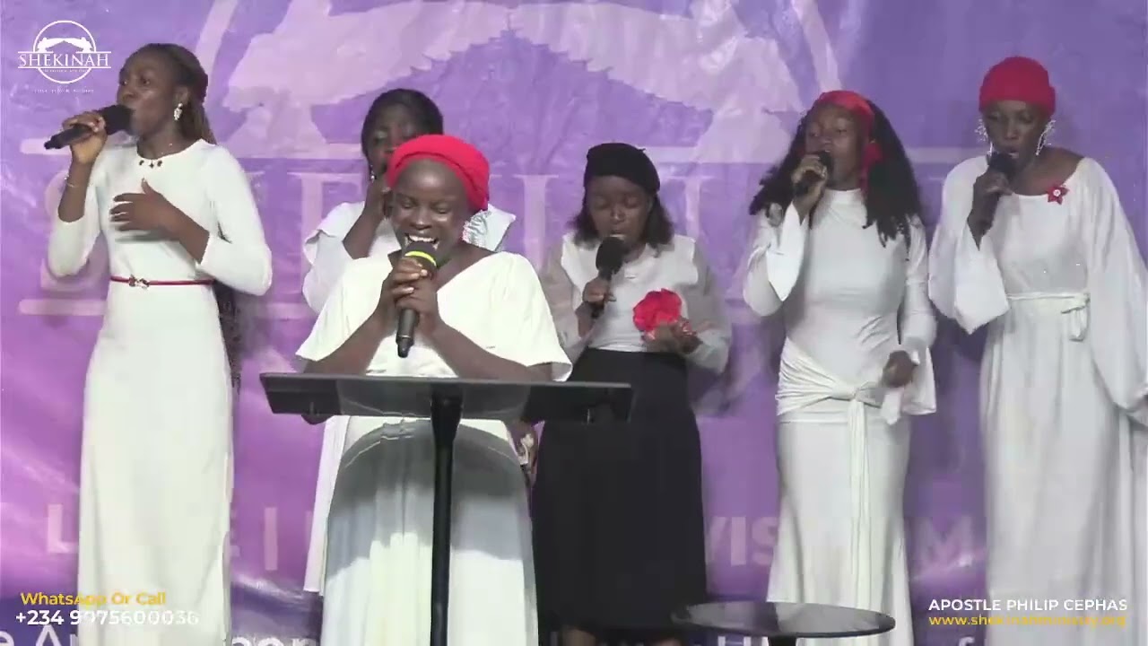 MINISTER SARAH BENJAMIN AT LOVE - SHEKINAH CORE VALUE - SHEKINAH EXPERIENCE - APOSTLE PHILIP CEPHAS