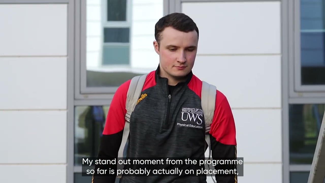 Find your place on PGDE (Secondary) Physical Education at UWS
