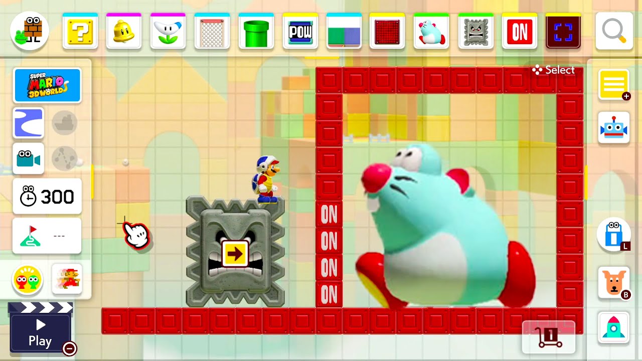 Super Mario Maker 2 - Course Maker Experiment!