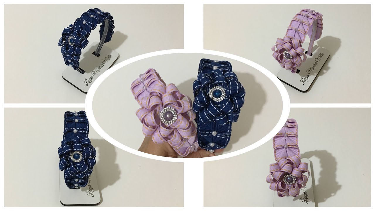 TIARA DE LUXO CAPITONÊ 2/Ribbonbow/Tiara de Luxo🎀By Marina Mello