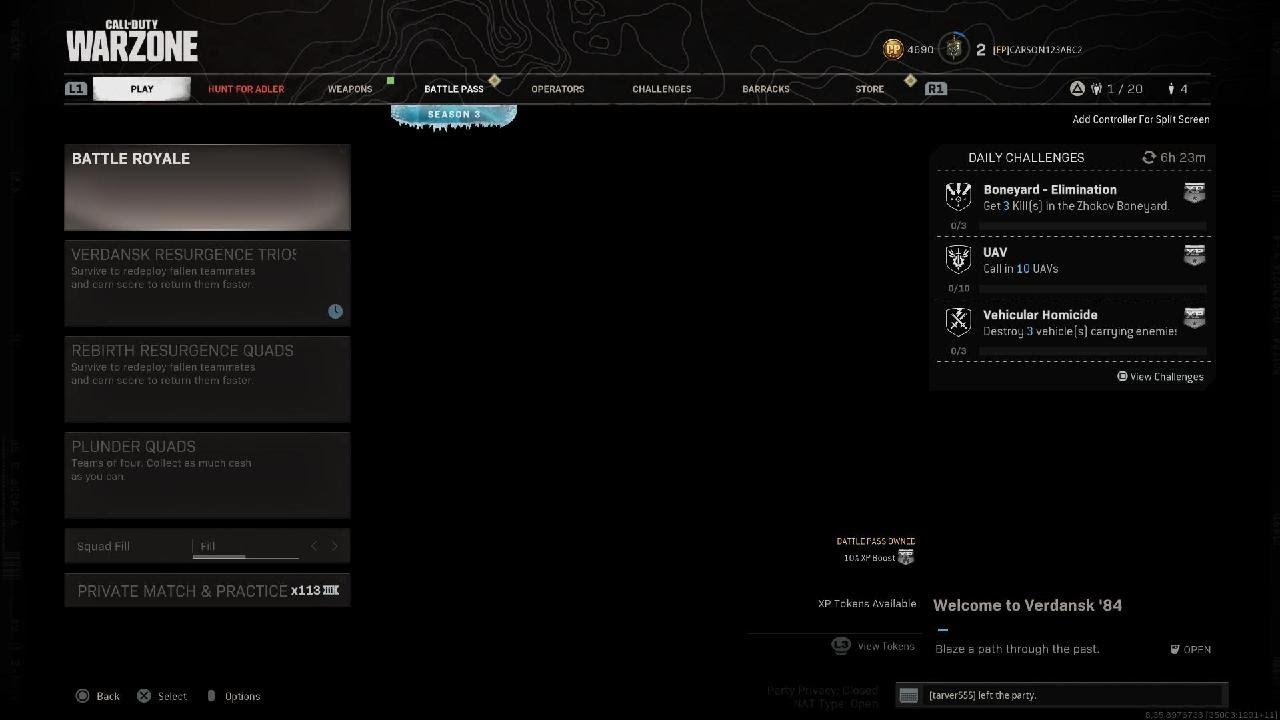 Call of Duty: Warzone Verdansk 84 Gameplay