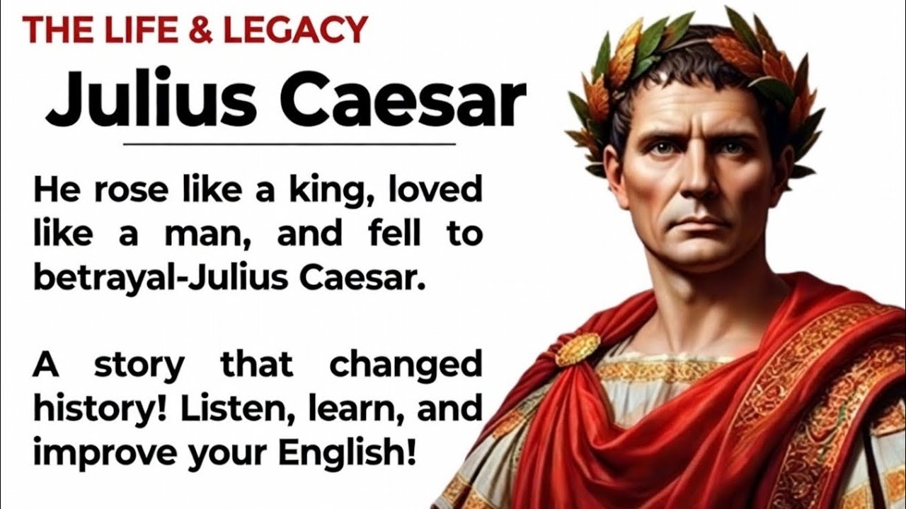Julius Caesar's Story || Learn English Through Story || Full Story Simple English TaleTrove stories.