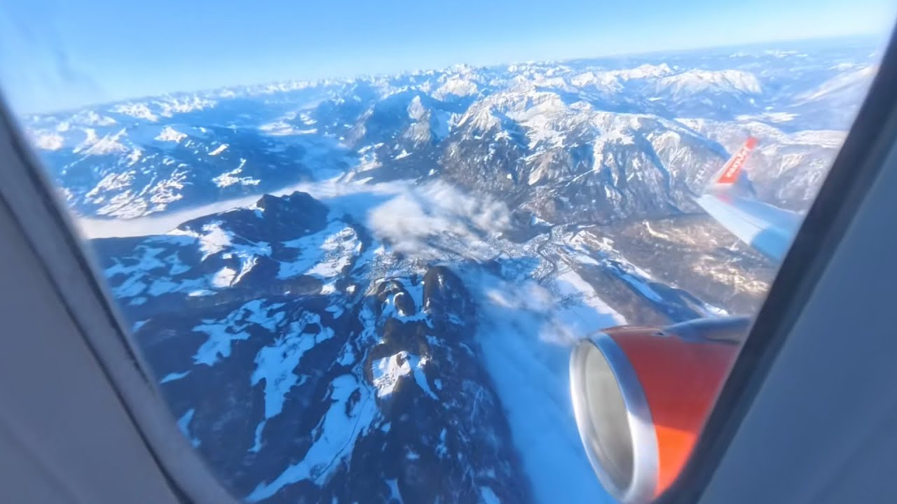 easyJet A320 | London Gatwick to Innsbruck | FULL FLIGHT | Snow