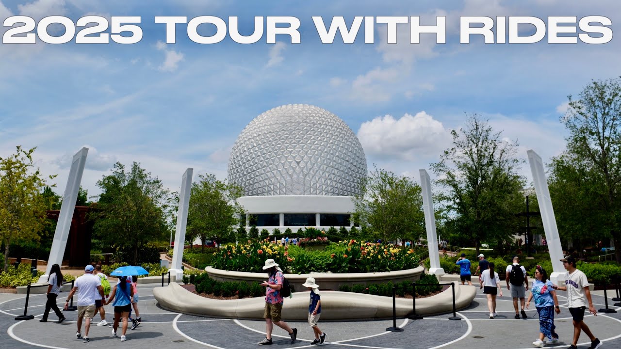 EPCOT 2025 Complete Walkthrough Experience w/ Rides in 4K | Walt Disney World Florida August 2025
