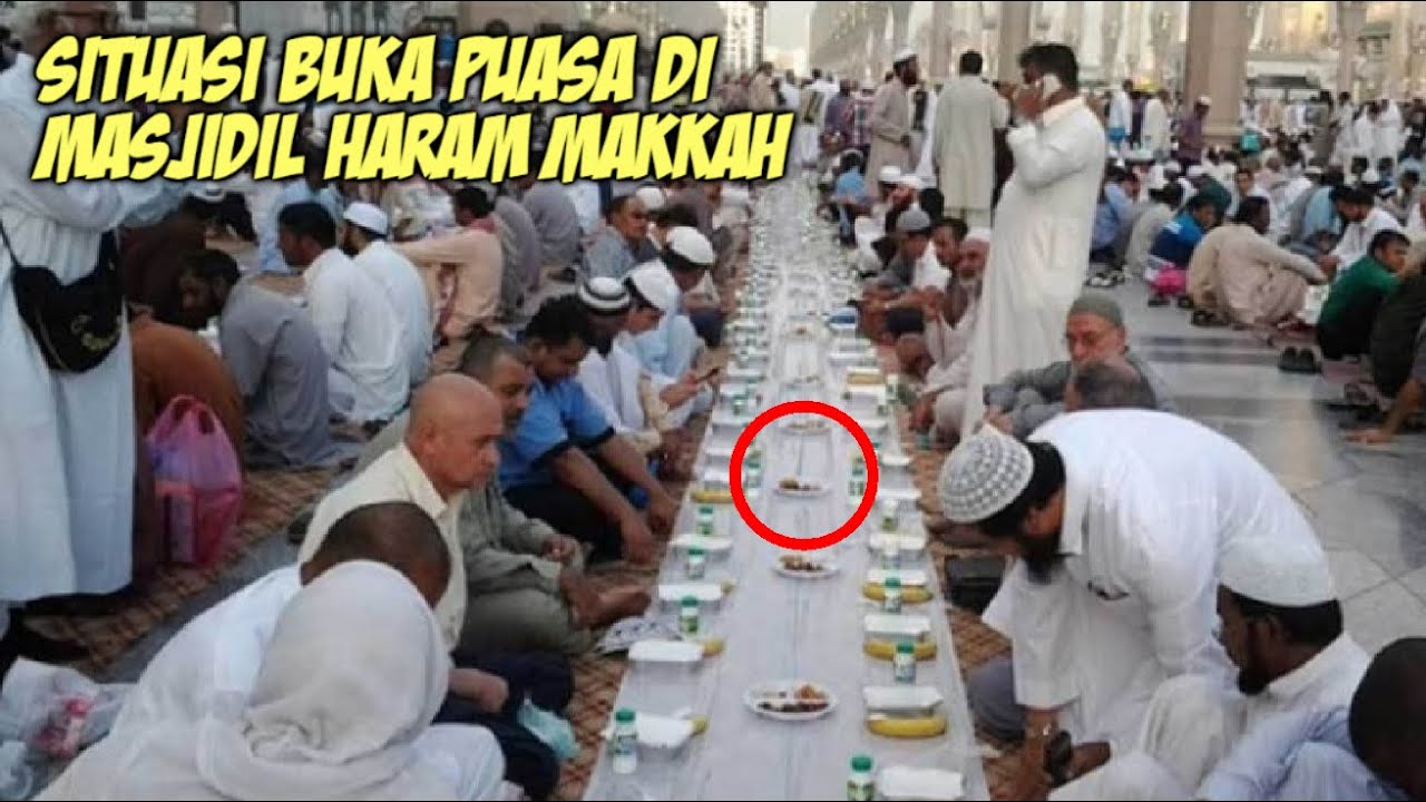 LUAR BIASA !! DI MAKKAH SAAT RAMADHAN ORANG BEREBUT UNTUK SEDEKAH
