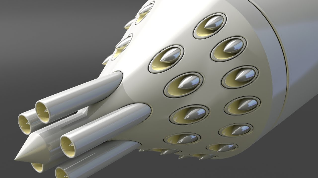 The Foundry MODO - Modeling a UB32 Rocket Launcher (for hyraxist)