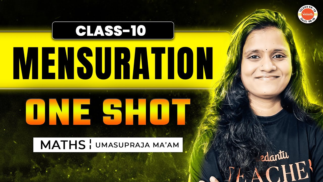 Mensuration [ Full Chapter ] in One Shot | Class 10 Maths | SSC 2025 | AP & TS State board | Uma